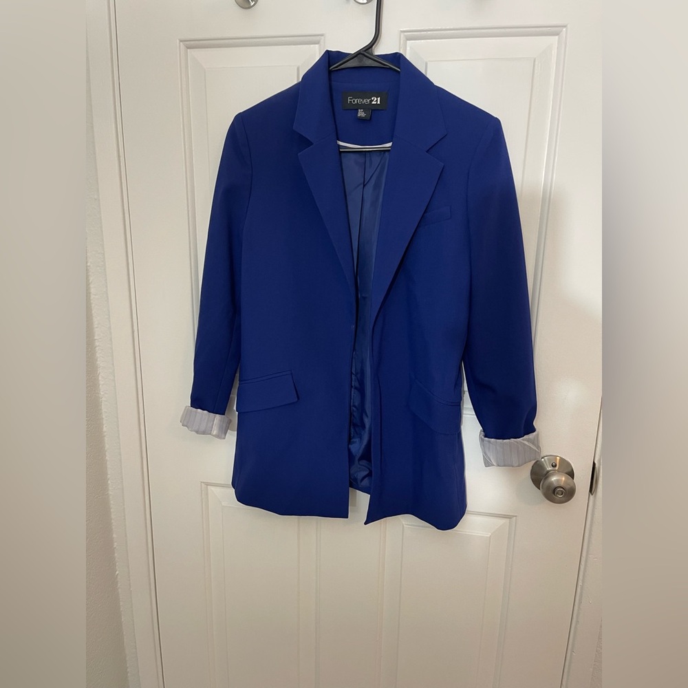 Forever 21 Women's Blue Blazer